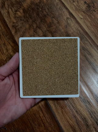 Halloween coaster, handmade