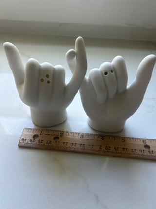 DOIY Design Pinky Swear Salt and Pepper Shakers