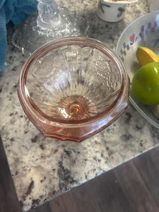 Pink candy bowl