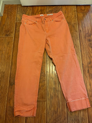 Orange jean, size 14