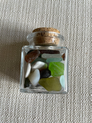 Small jar Sea Glass -pottery