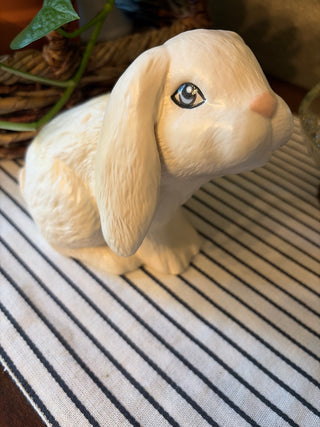 Vintage White Bunny Figurine