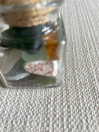 Small jar Sea Glass -pottery