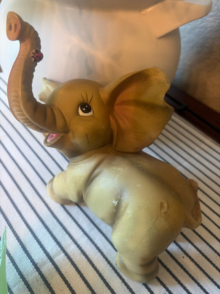Vintage Ceramic Baby Elephant