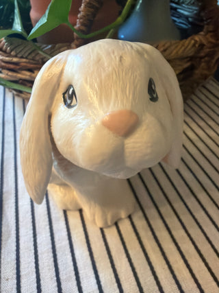 Vintage White Bunny Figurine