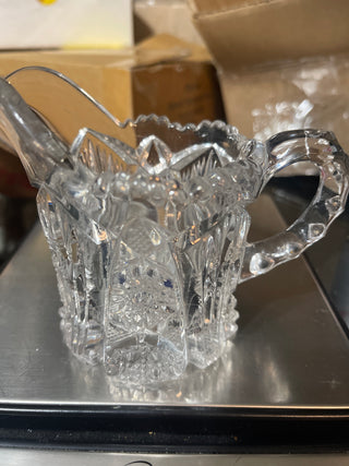 Clear glass, small creamer