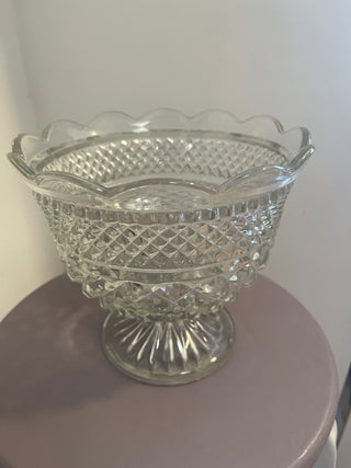 Crystal fruit bowl