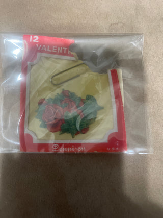 Red flower stickers
