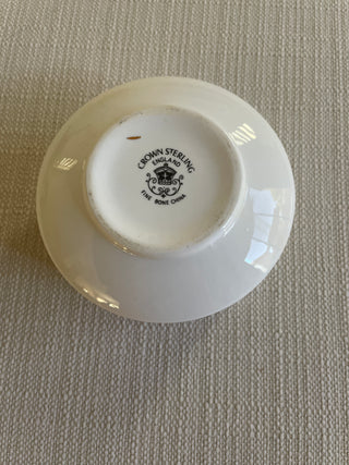 RARE Crown Sterling fine bone china vintage fruit bowl "Dover Daisy" pattern