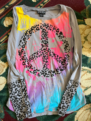 T-Shirt Long Sleeve Peace Sign
