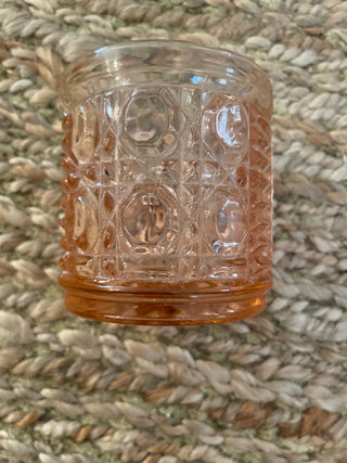 Vintage Indiana Glass Windsor Pink ) Jelly Jam relish Jar