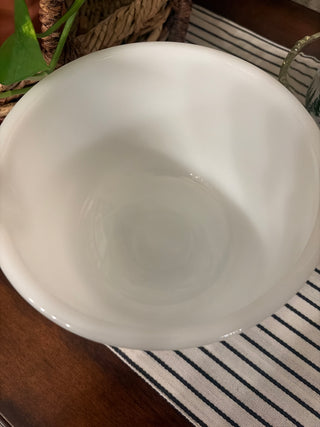 Vtg Milk Glass Sunbeam Mixer Bowl - Made in USA