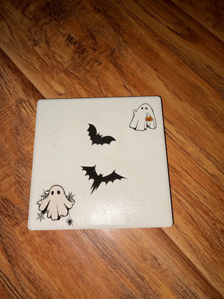Halloween coaster, handmade