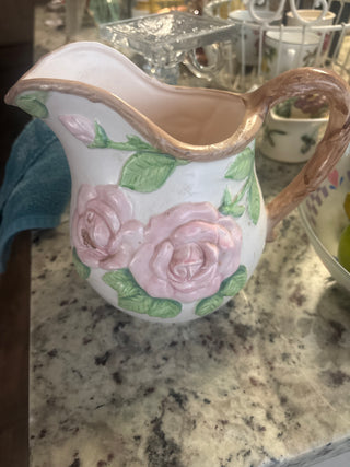 Rose pitcher vase