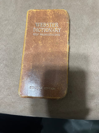 Webster's dictionary pocketbook