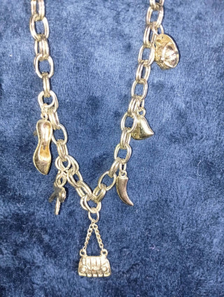 vintage charm necklace