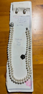 Vlintage Cultured Pearl Look SET