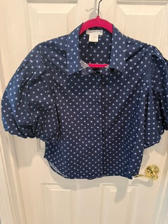 Classic Polka Dot top with a twist!