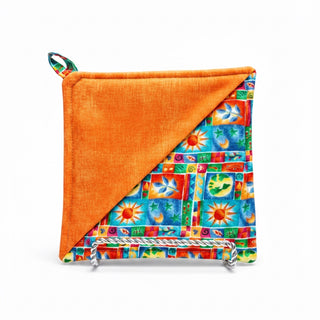 Potholder  -  Orange Earthday