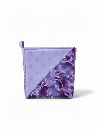 Potholder - Purple Floral