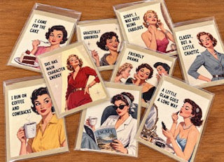 Retro Sarcasm - card - blank inside