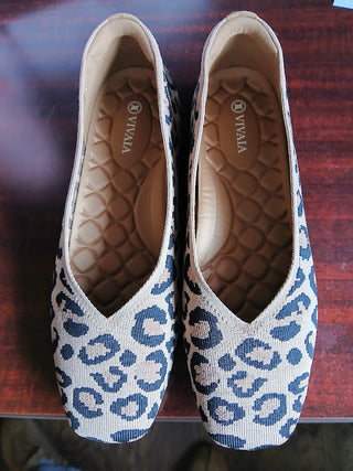Leopard Print Shoes, Size 9 1/2 - 10 - NEW
