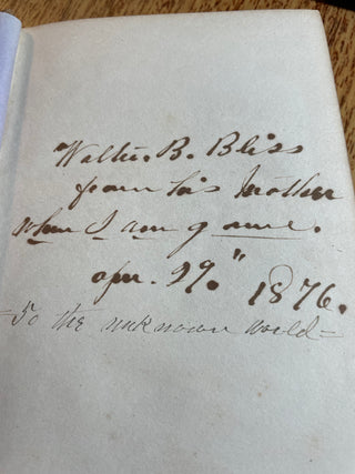 Antique "The Cloud on the Heart" Book 1868