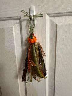 Mini pumpkin tassel