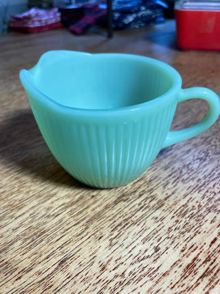 VNTG Jadeite Fire King Creamer