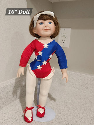 Vintage 1996 Ashton Drake Little Gymnast Porcelain Doll
