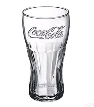 16oz Clear Vintage Coke Glass