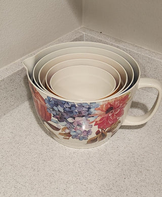 5Pc Fall Melamine Nesting Mixing Bowls