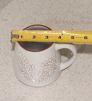 White Ceramic Cream Pitcher