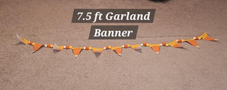 Burlap Candy Corn Garland