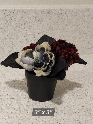 Mini Gothic Inspired Floral Decor