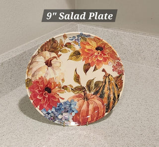 9" Melamine Fall Salad Plate