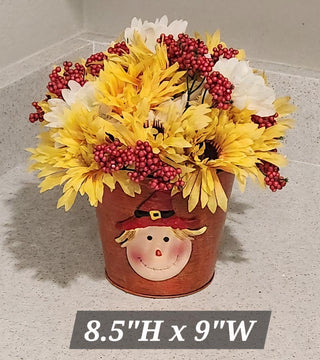 Rustic Scarecrow Floral Arrangement