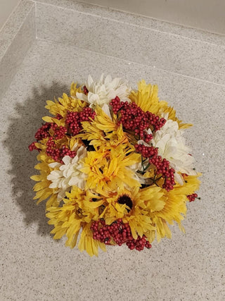 Rustic Scarecrow Floral Arrangement