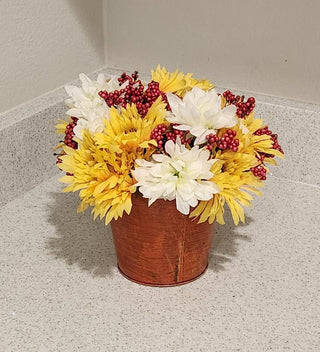 Rustic Scarecrow Floral Arrangement