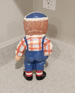 Vintage Ceramic Statue Raggady Andy