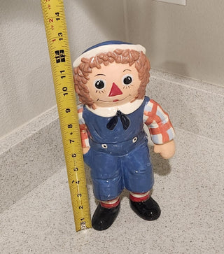 Vintage Ceramic Statue Raggady Andy