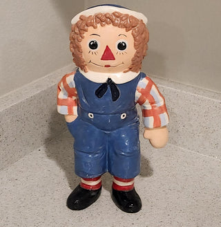 Vintage Ceramic Statue Raggady Andy