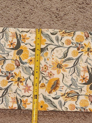 Yellow Floral Table Runner