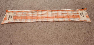 Orange Plaid Thanksgiving Table Runner
