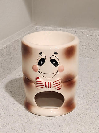 Vintage Ceramic Toasted Marshmallow Fondue Pot