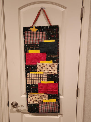 Quilted Christmas Card Holder