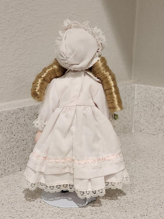 Vintage Mini Porcelain Blonde Doll