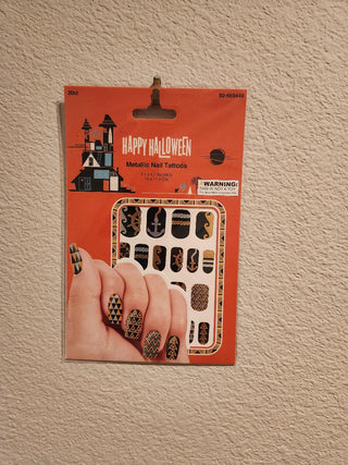 Metallic Nautical Nail Stickers