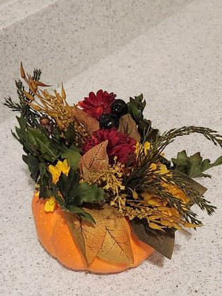 Pumpkin Floral Arrangement