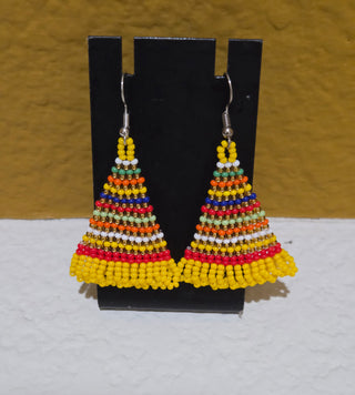 African beaded earrings